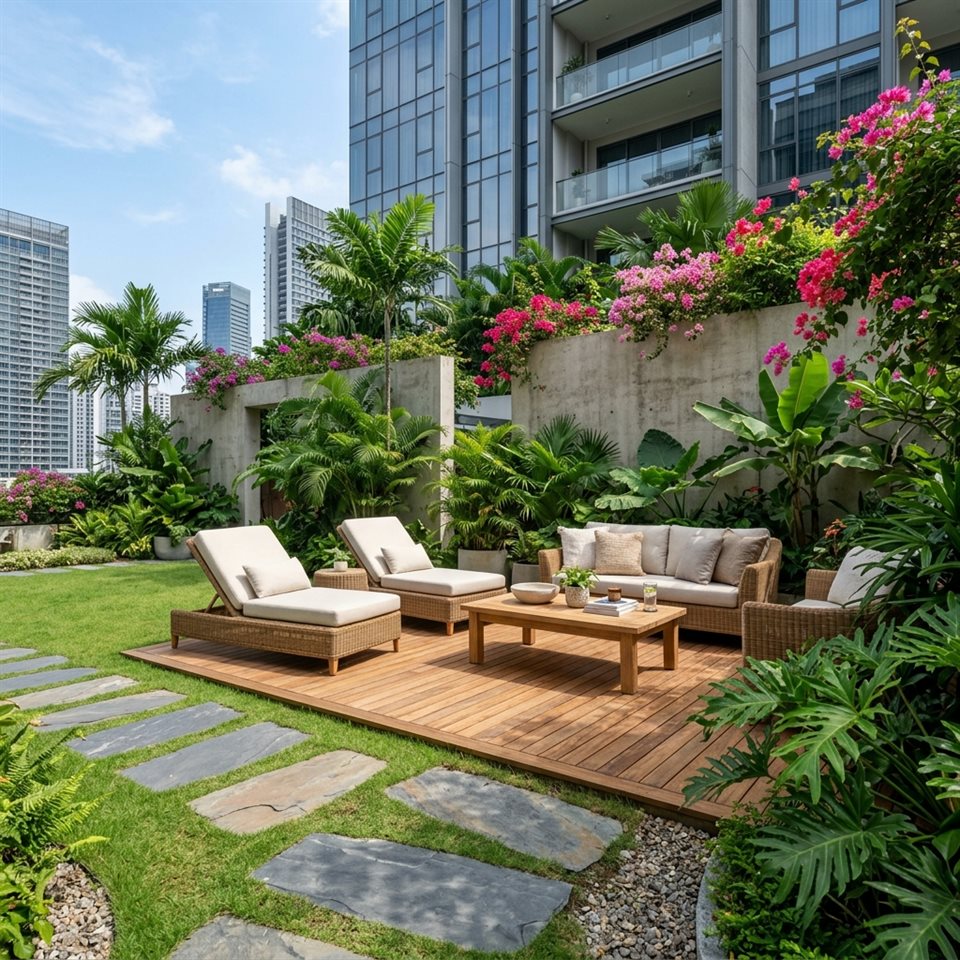 Outdoor seating