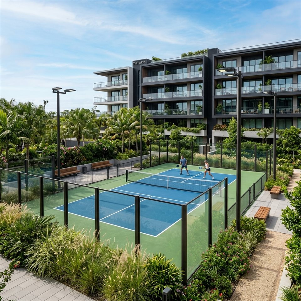 Pickleball court